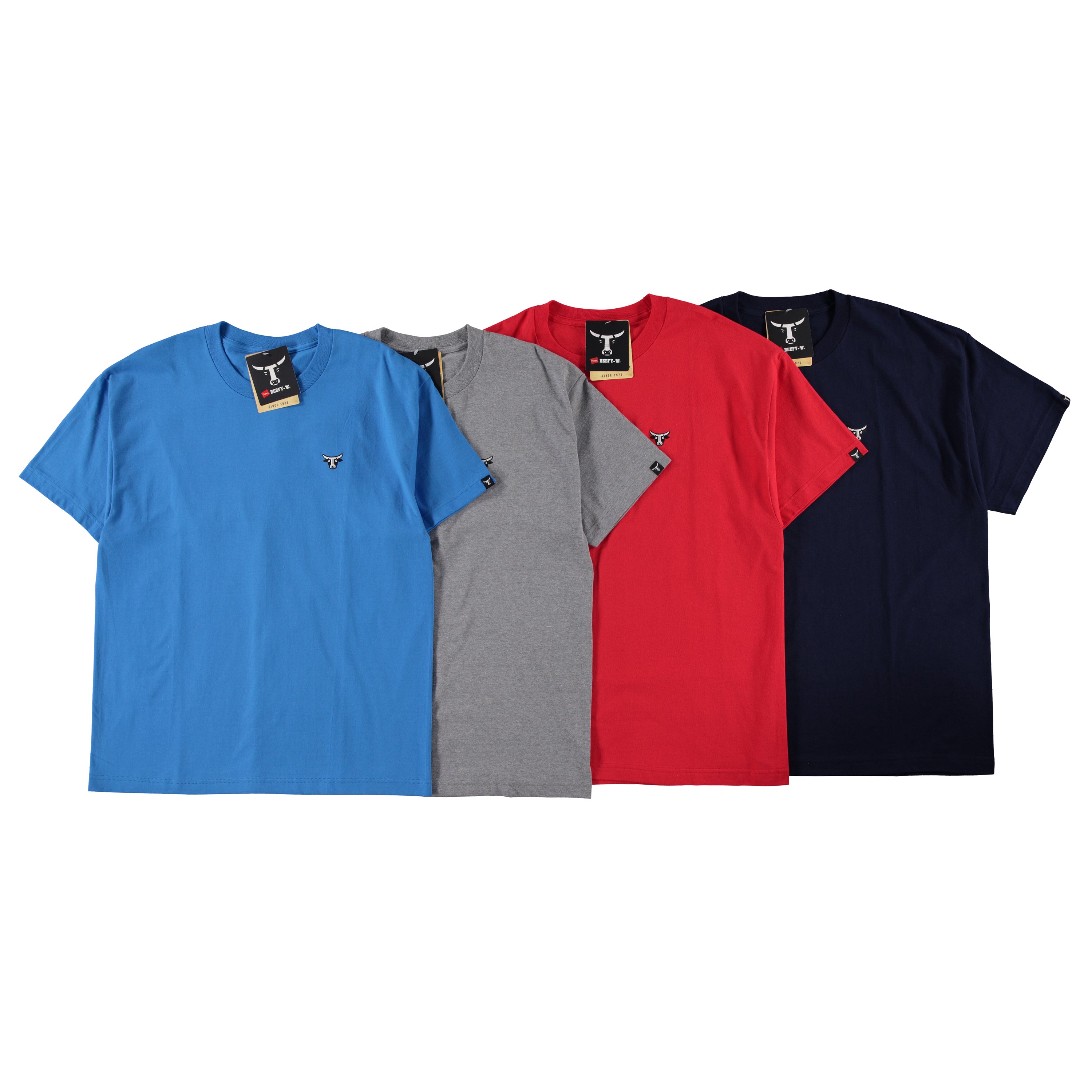 Hanes Men's Beefy SS Crew Tee - Assorted Colors & Sizes S-2XL to Case (5180BF)