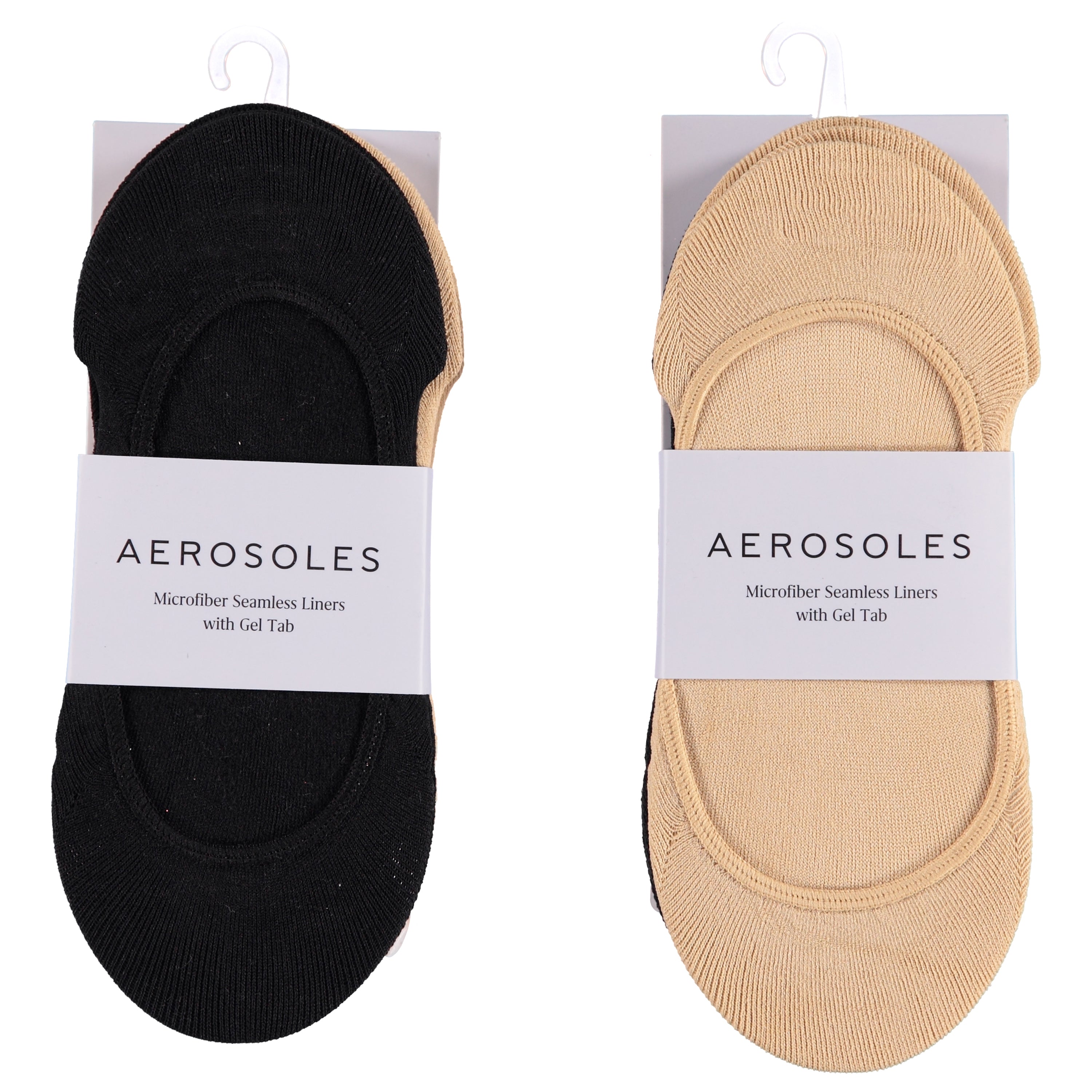 Aerosole 6 Pack Ladies Shoe Liners - Assorted Colors (AELNS6)