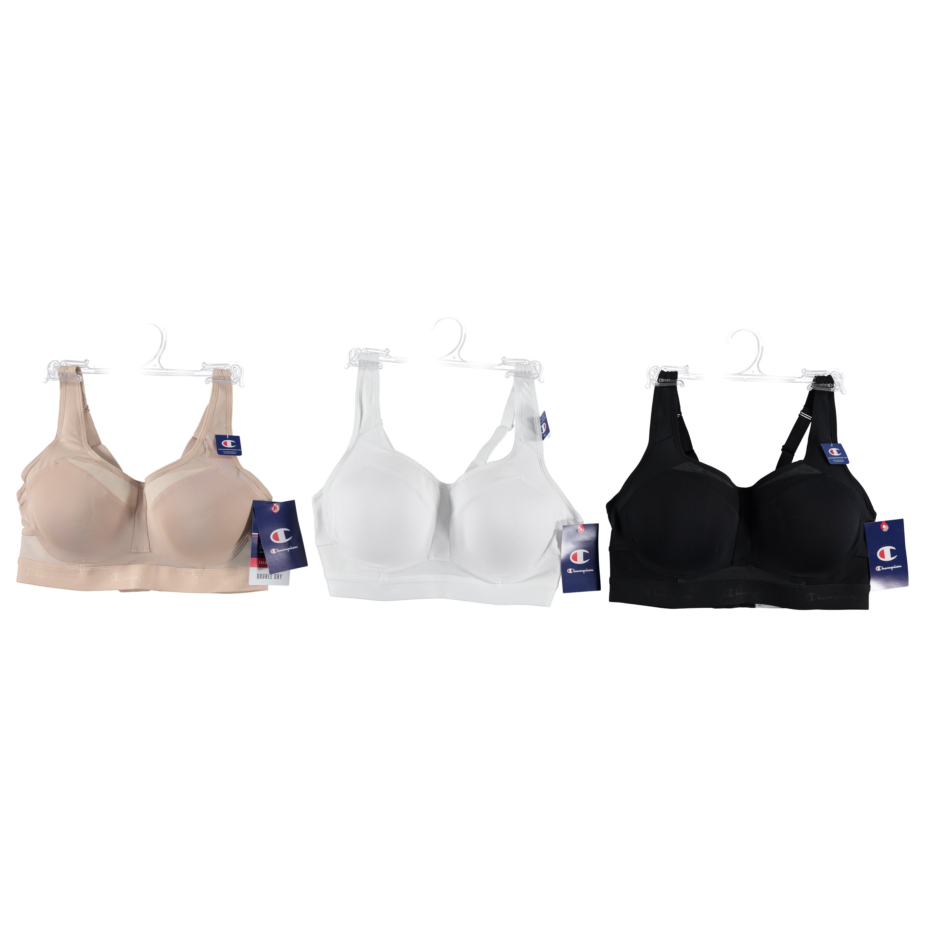 Champion Sport Bra Racerback With Adjustable Straps - Assorted Colors & Sizes To Case XS-XL (B5706)