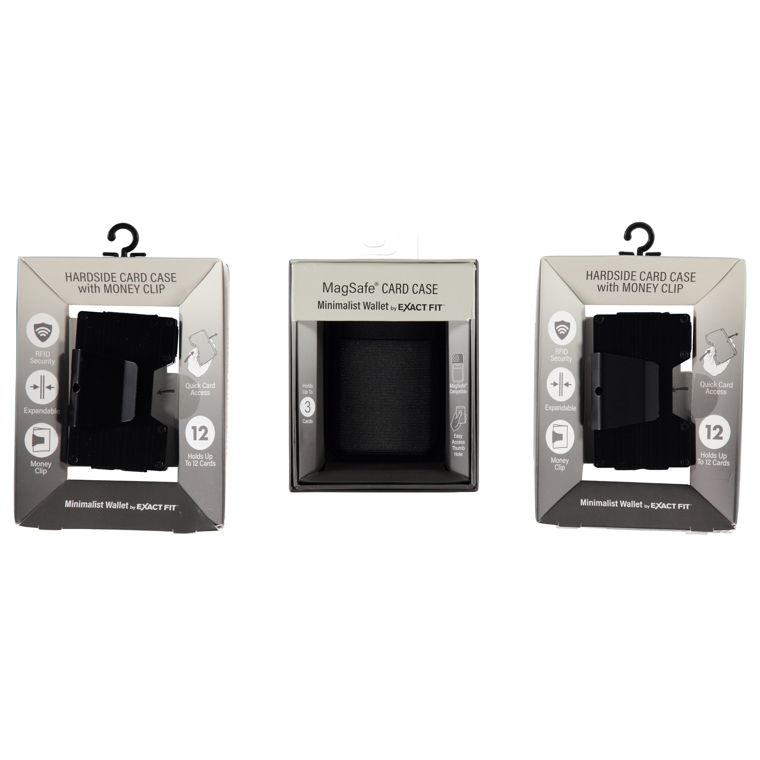 Card Case Exact Fit Mens Wallets - Assorted Styles (CC3000)