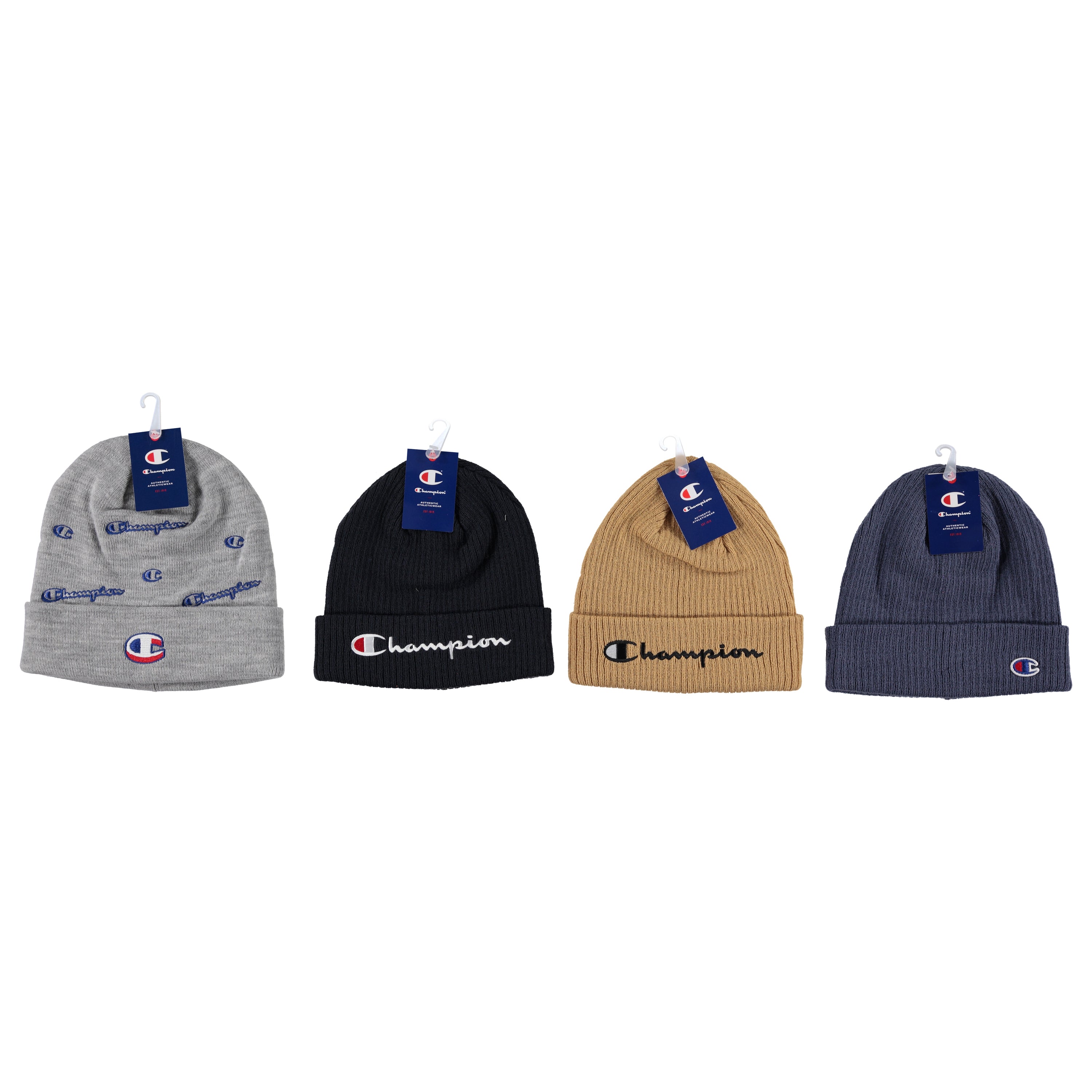 Champion Knit Mens Cuff Hat - Assorted Colors & Styles (CHCFM)