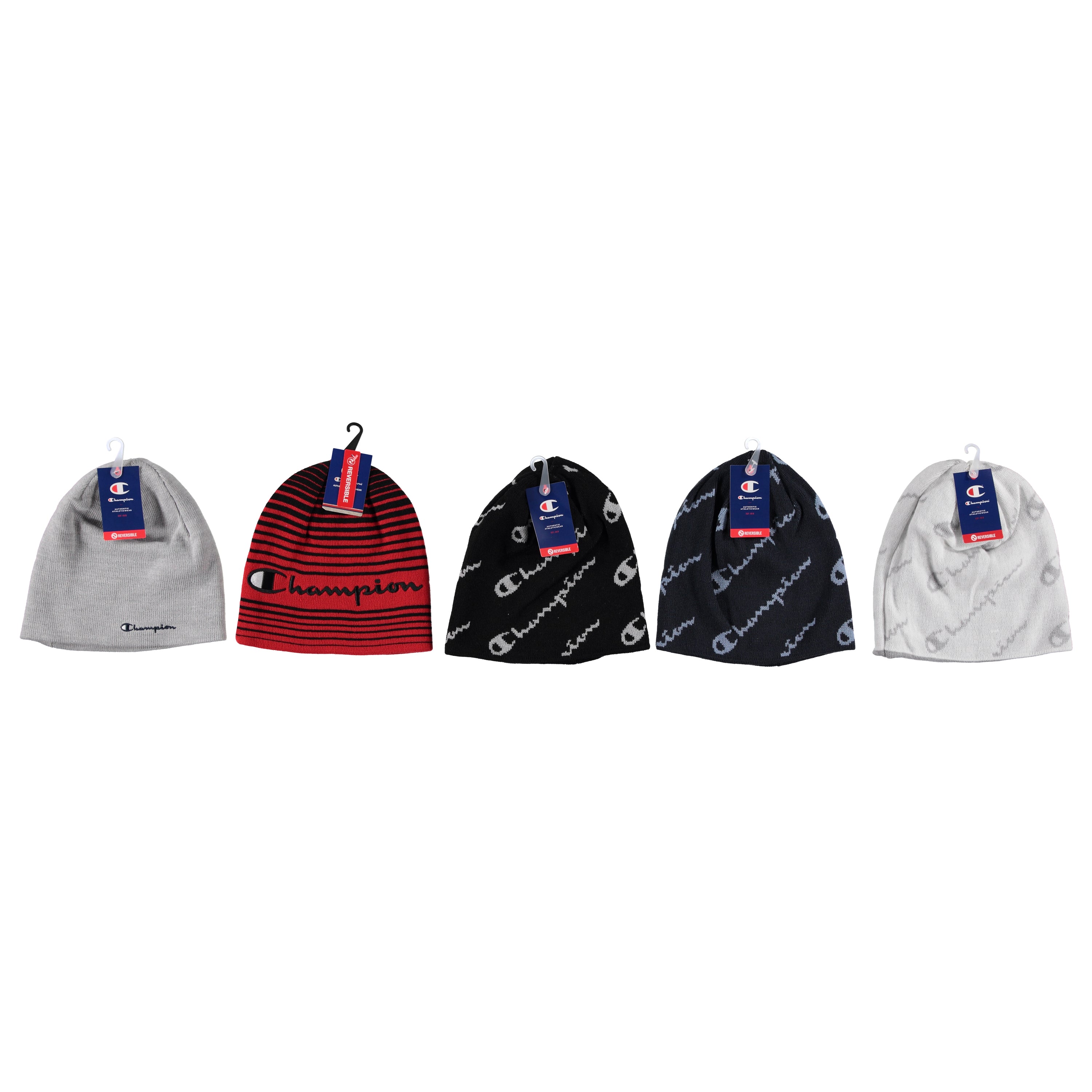 Champion Knit Reversible Beanie - Assorted Colors & Styles (CHHATR)