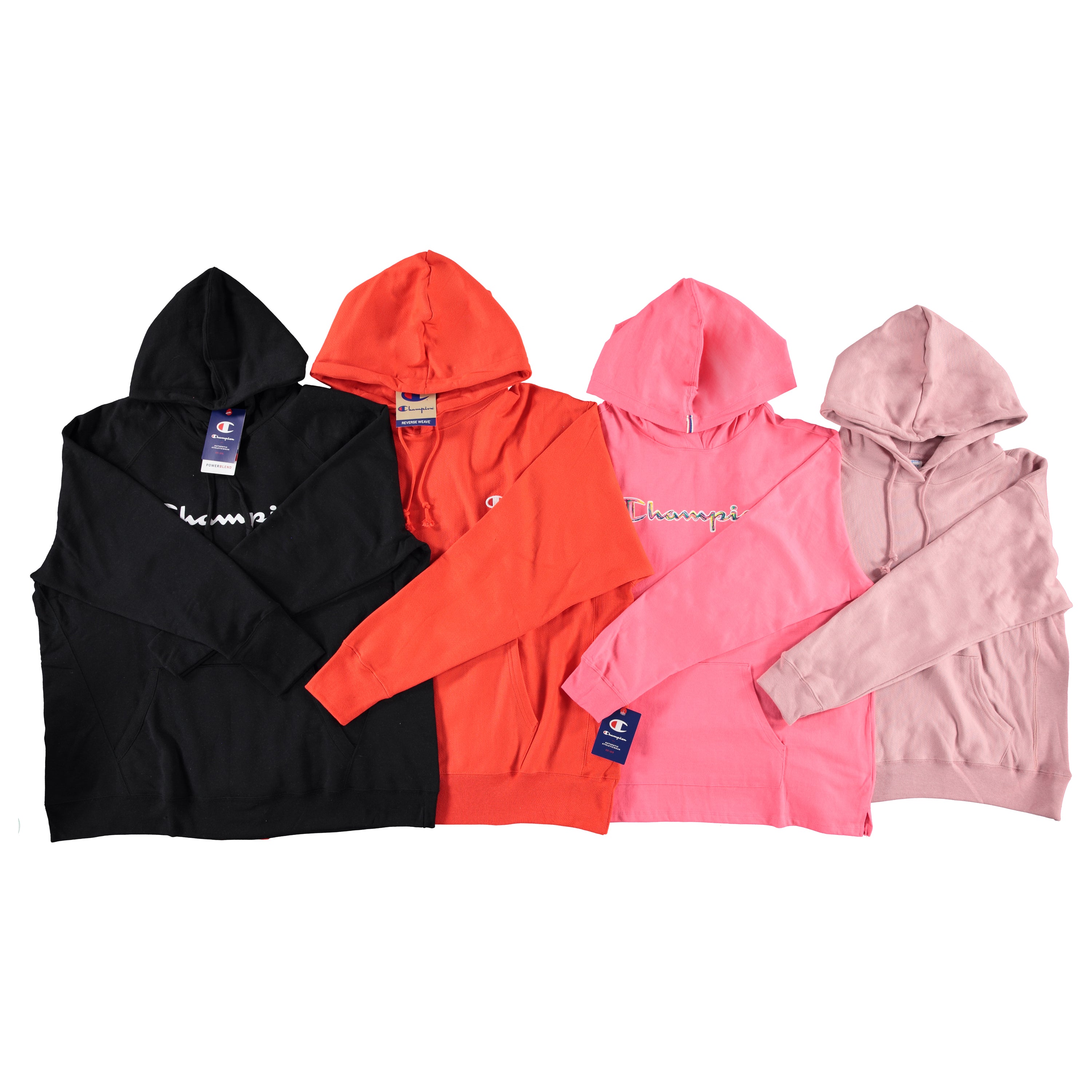 Champion Ladies Hooded Pullover Fleece Sweatshirt, Assorted Colors and Sizes (CHL223)