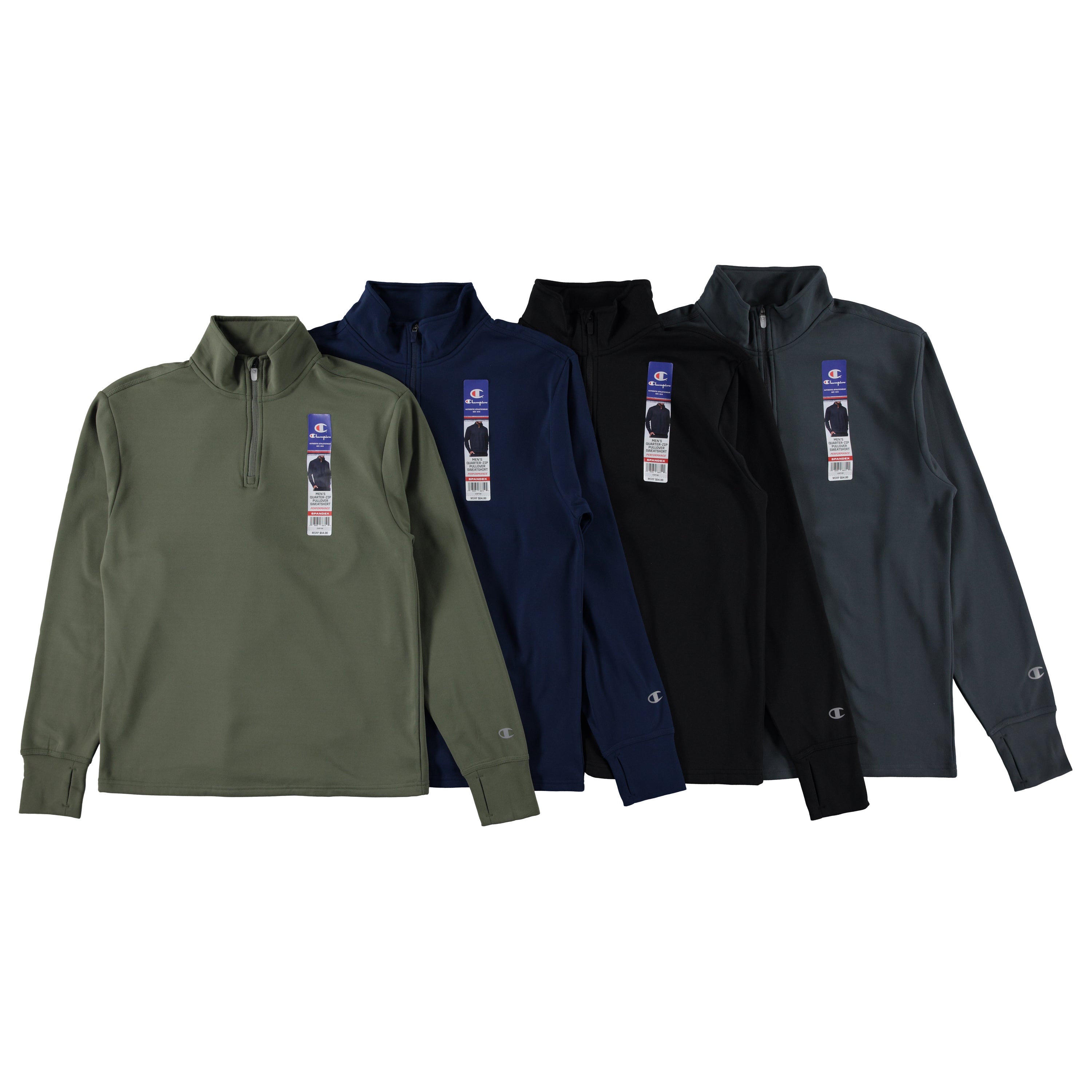 Champion Men's Gameday 1/4 Zip Sweatshirt - 1st Assorted Colors & Sizes to Case (CHP190)