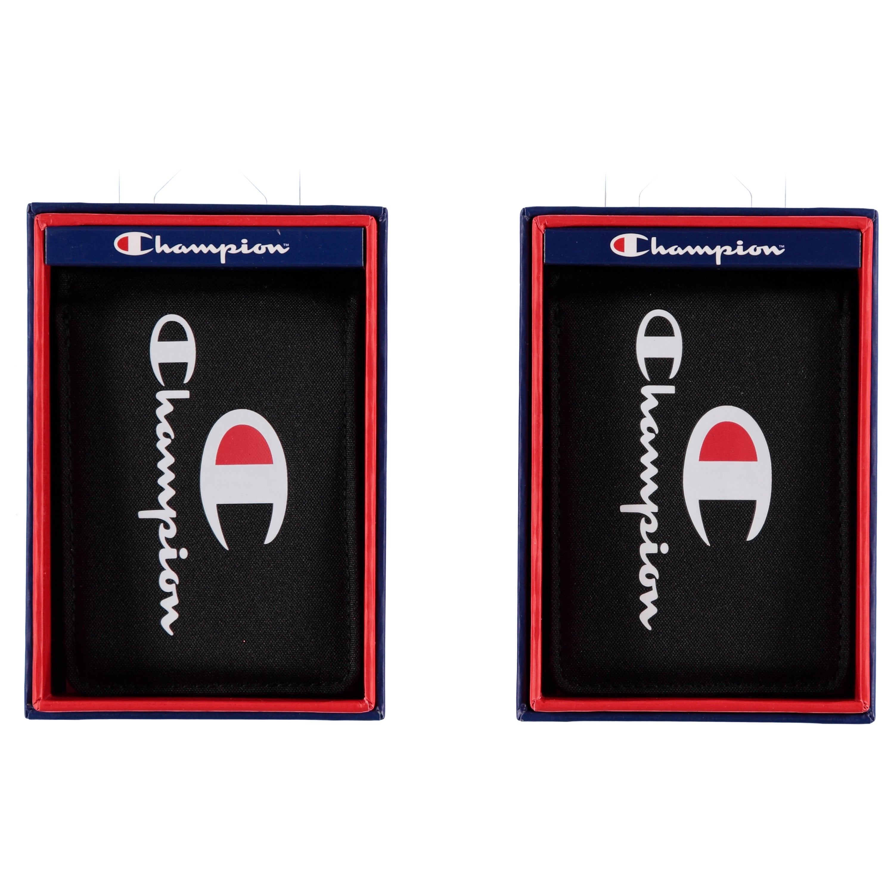 Champion Mens Black Wallet - In A Box (CM9-0042)