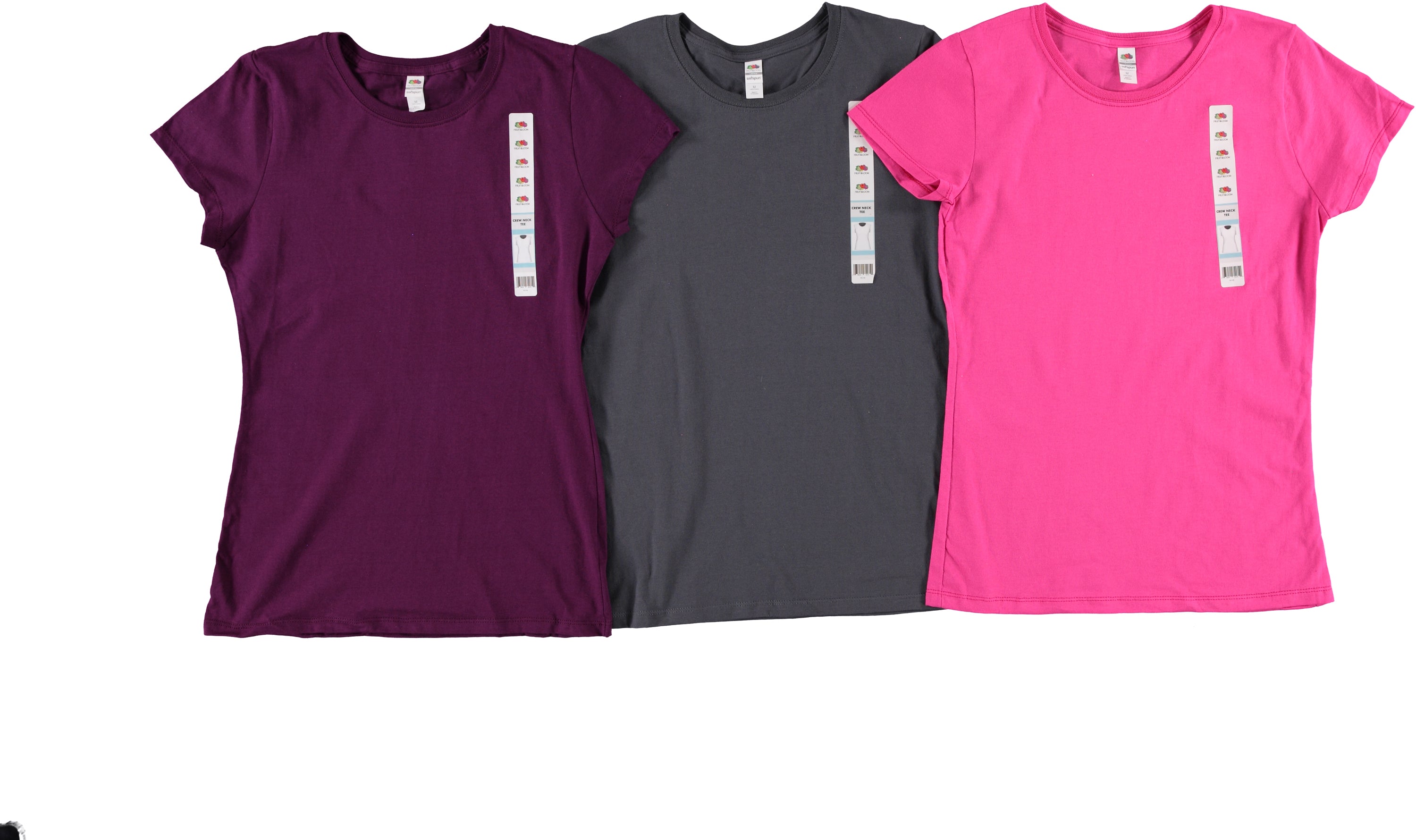 Fruit of the Loom Ladies Round Neck Short Sleeve Tee, Assorted Colors and Sizes (FL119-LT30R)
