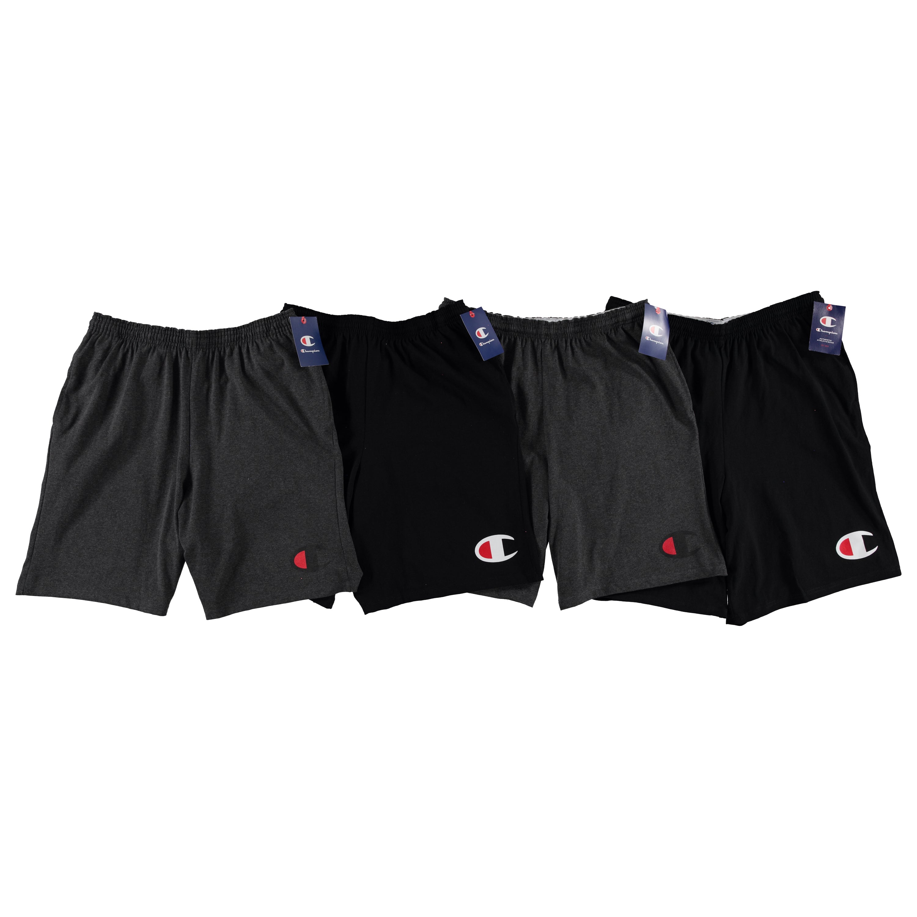 Champion Mens Jersey Shorts With Pockets & Logo - Assorted Colors & Sizes (G856H)