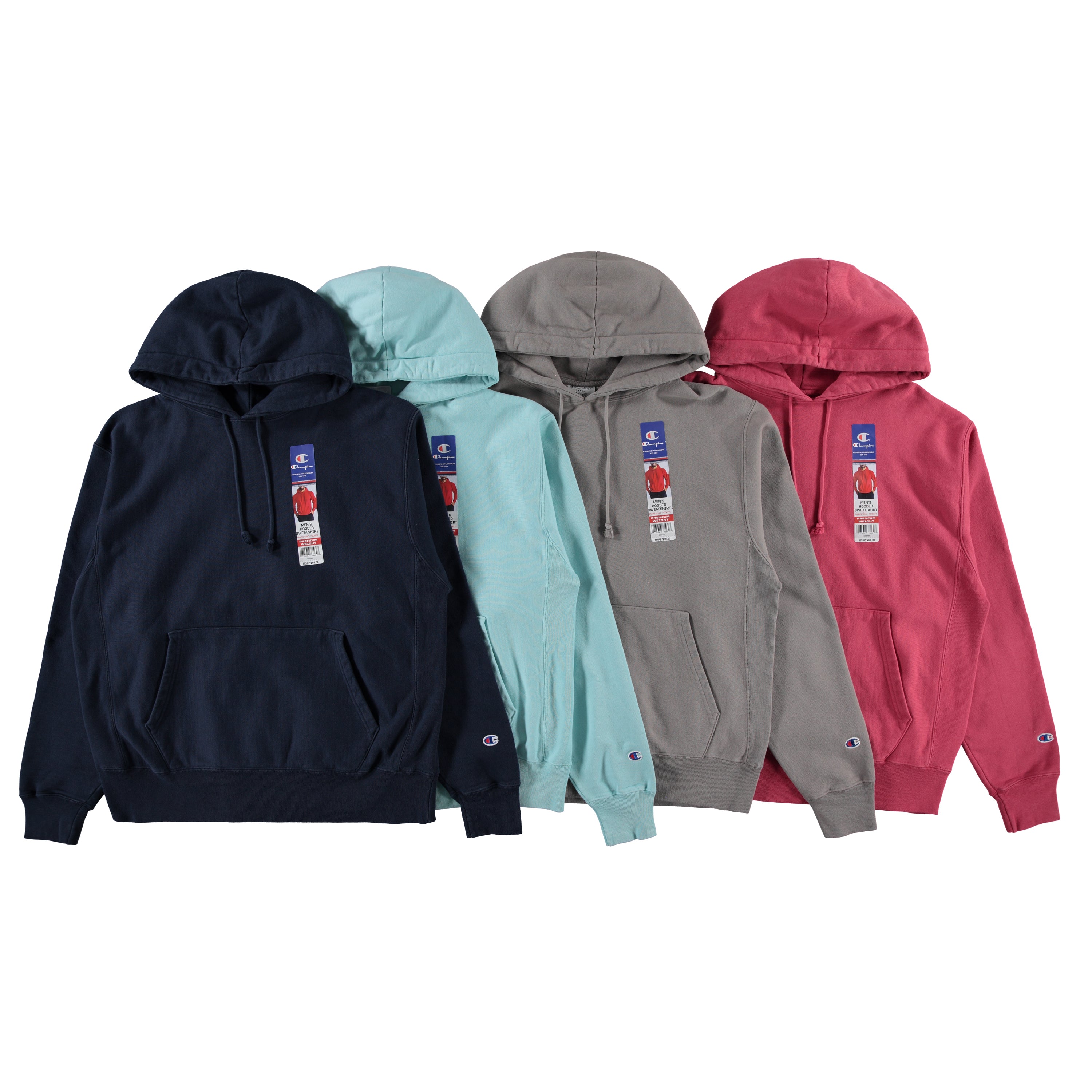 Champion Men's RW Fleece Hooded Sweatshirt - 1st Assorted Colors & Sizes to Case (GDS101)