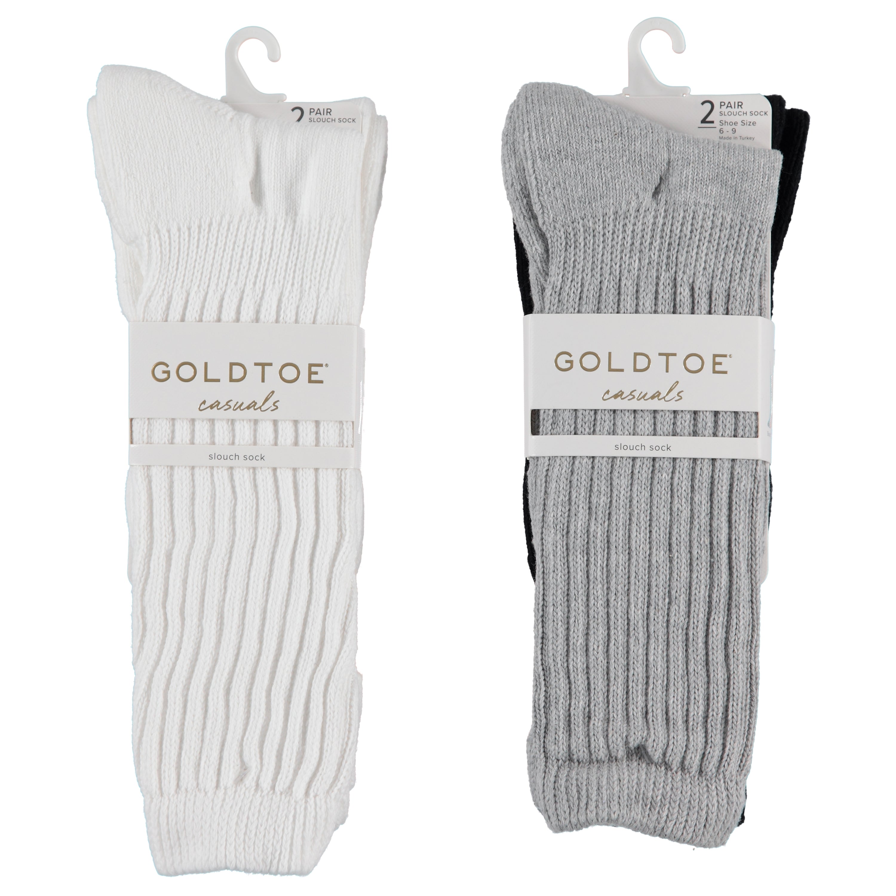 Gold Toe Ladies 2 Pack Cushion Slouch Socks (GTLSS2)