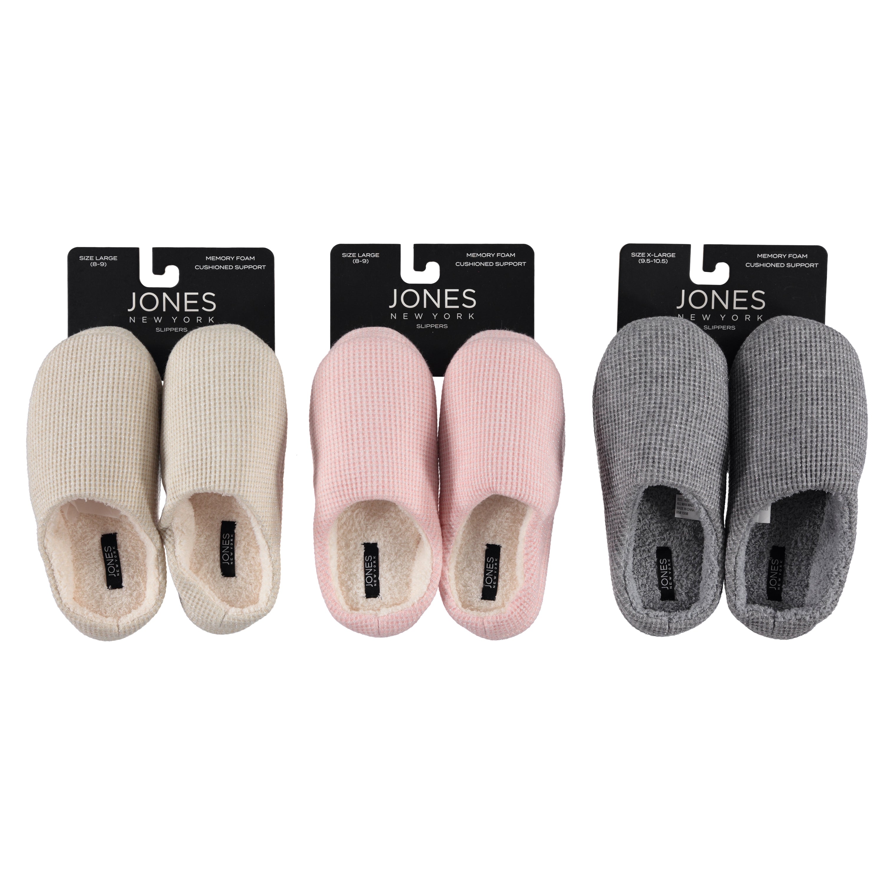 Jones New York Women Bedroom Slippers Closed Toe on Header Card (JNLS2)