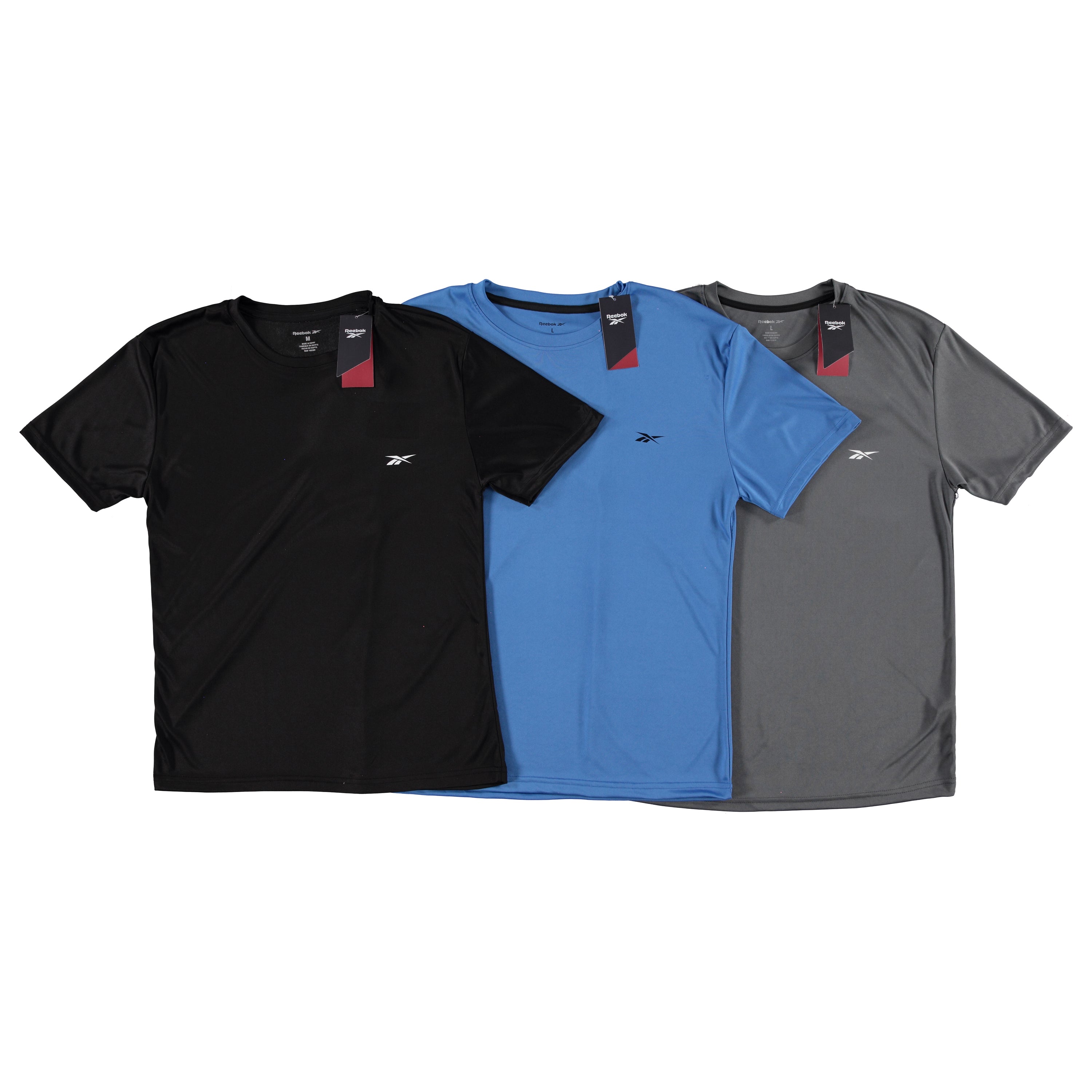 Reebok Mens Solid Color Short Sleeve Tee - Assorted Colors & Sizes M-2XL (KBRT-15S)