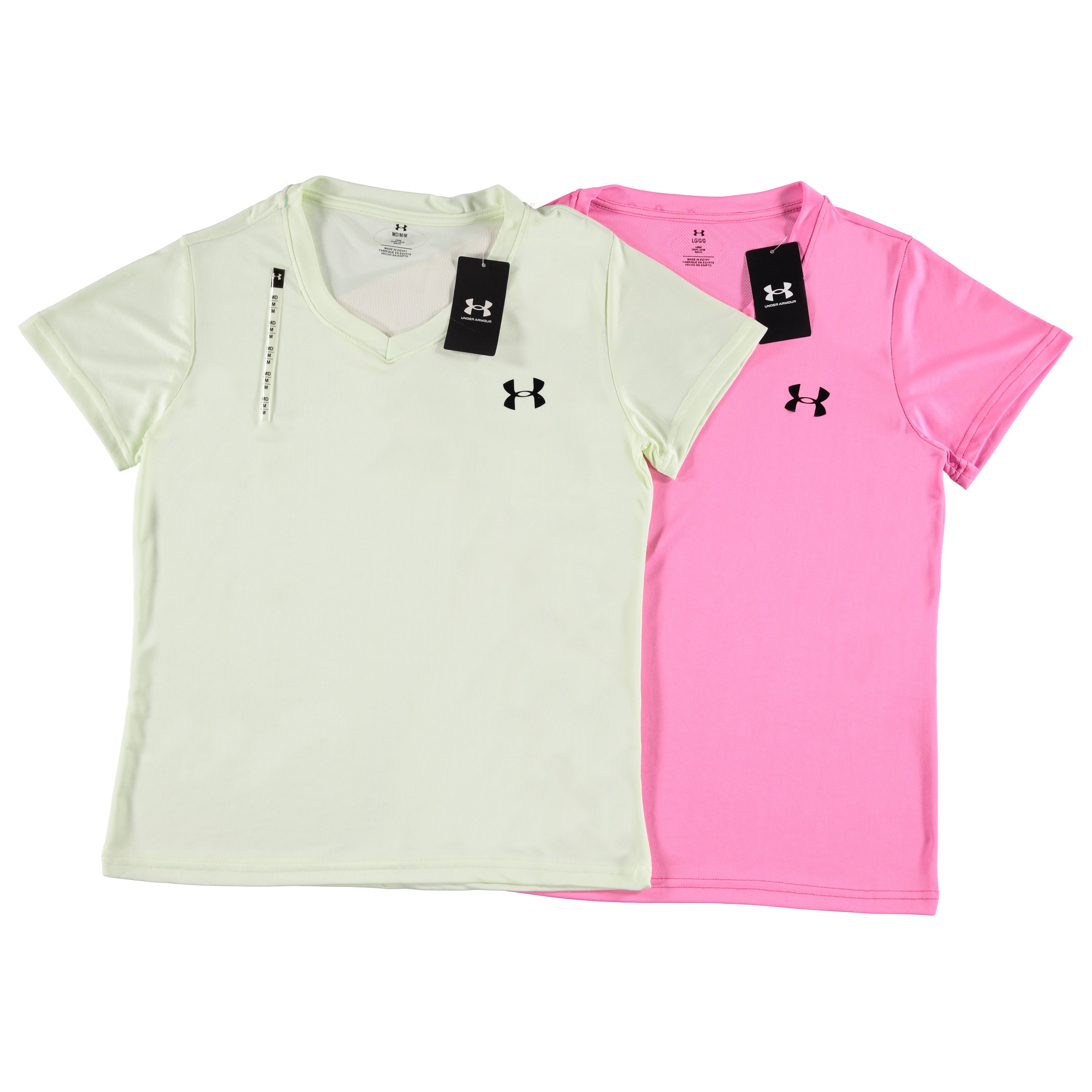 Under Armour Ladies Short Sleeve Tee V Neck - Assorted Colors & Sizes (LLV-7)