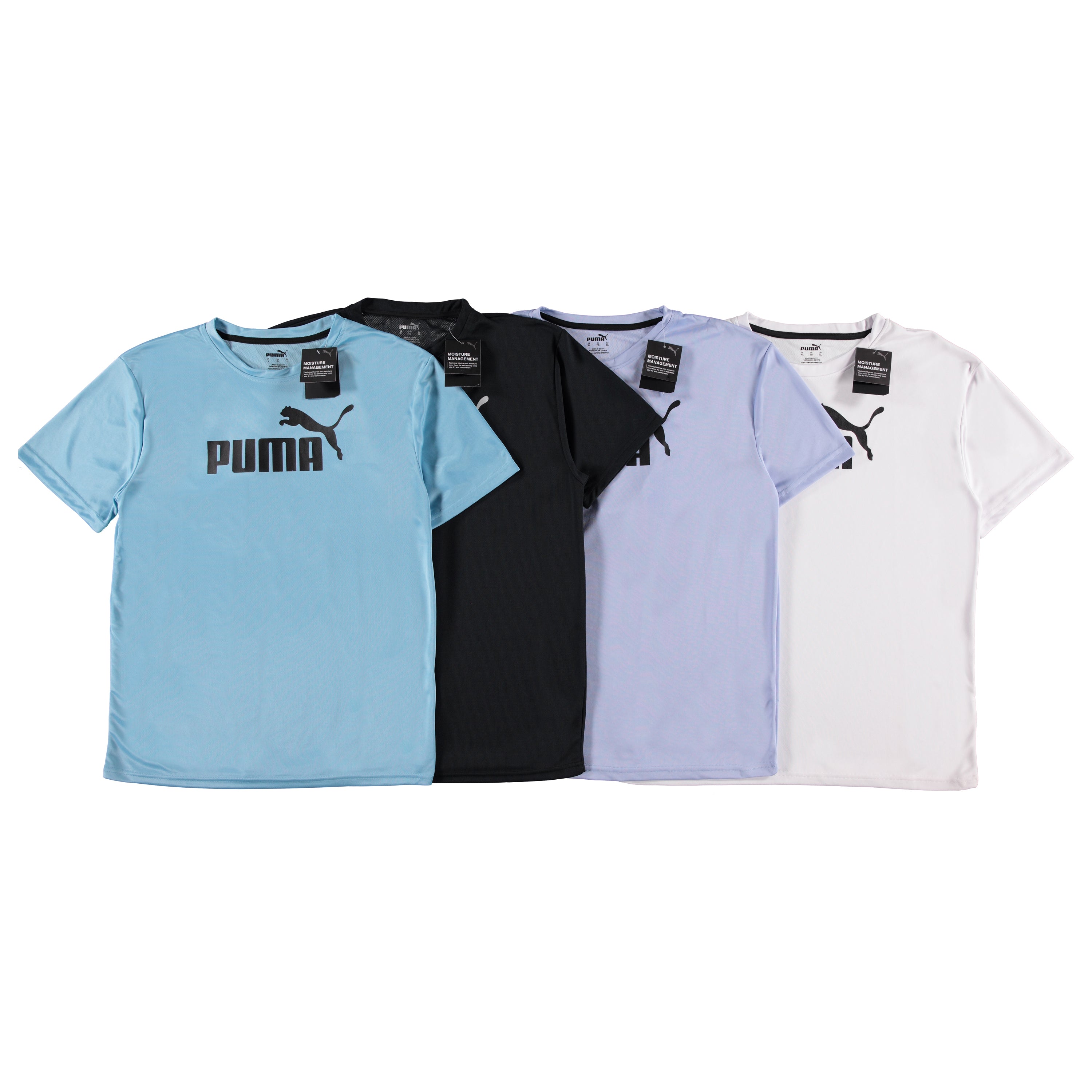 Puma Mens Crew Neck Tee Short Sleeves With Logo - Assorted Sizes S-XL (LPRD-71)