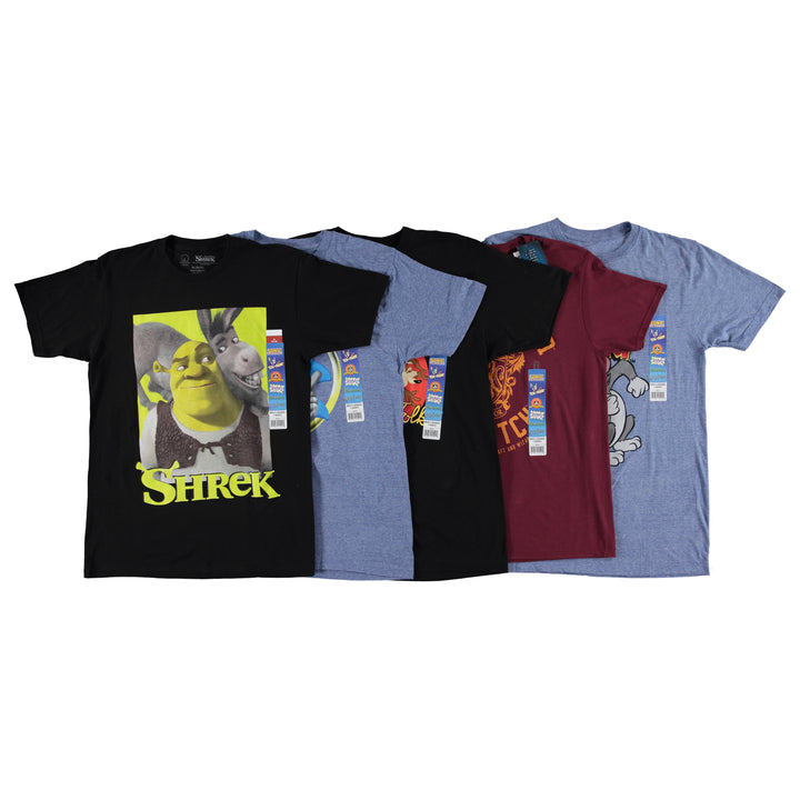 Mens Short Sleeve Print Licensed Tee - Assorted Designs S-2X (MV119)