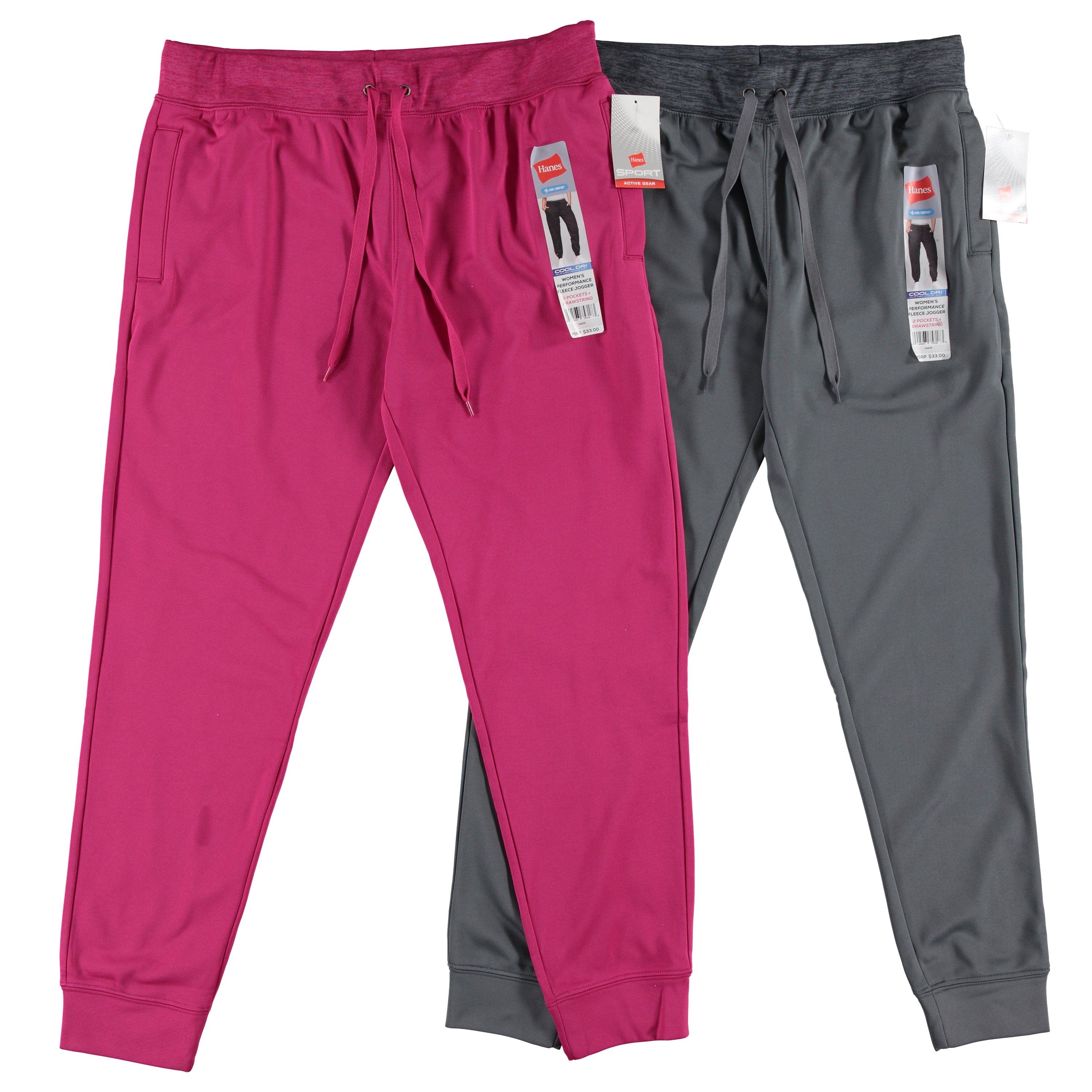 Hanes Womens Sport Tech Fleece Jogger Pant - Assorted Colors & Sizes S-2XL (O4875)
