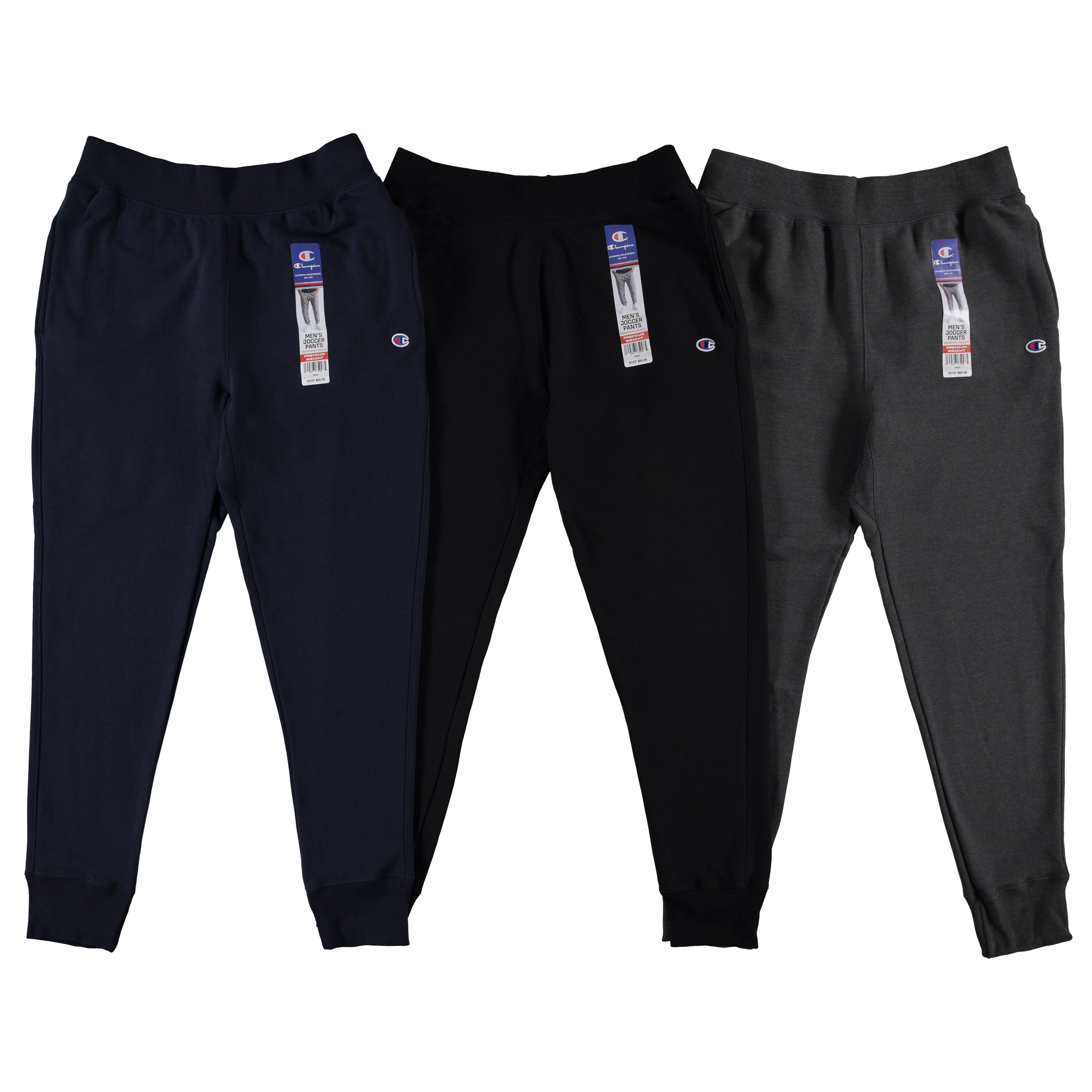 Champion Men's RW Fleece Jogger Pants - 1st Assorted Colors & Sizes to Case (RW25)