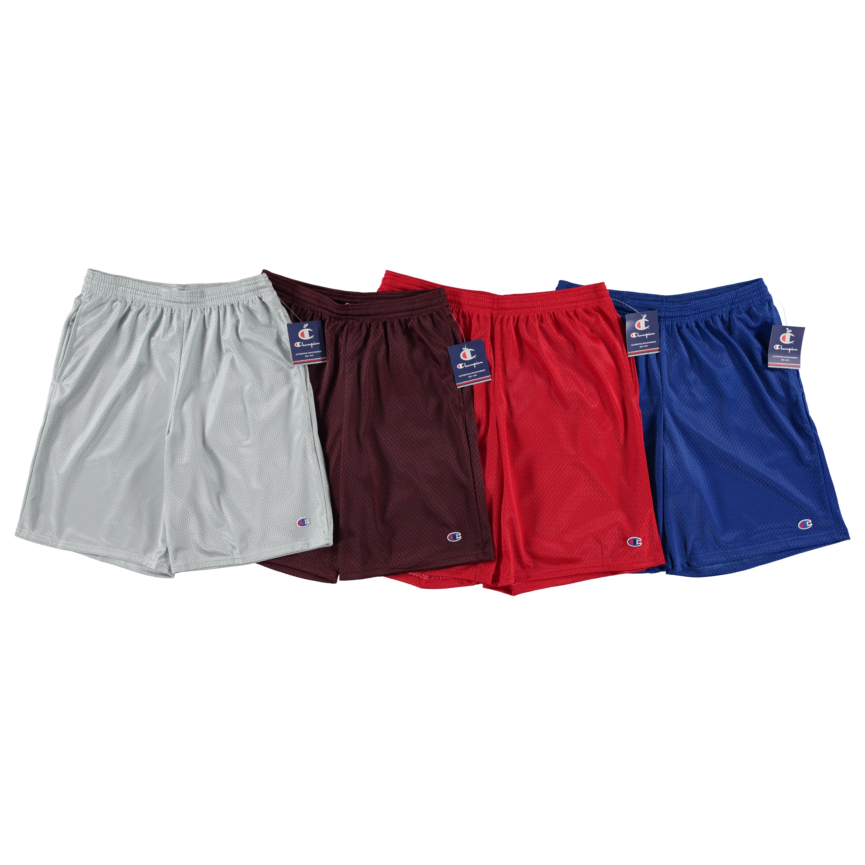 Champion Men's Mesh Sport Shorts with Pockets - Assorted Colors & Sizes to Case S-2X (S162)